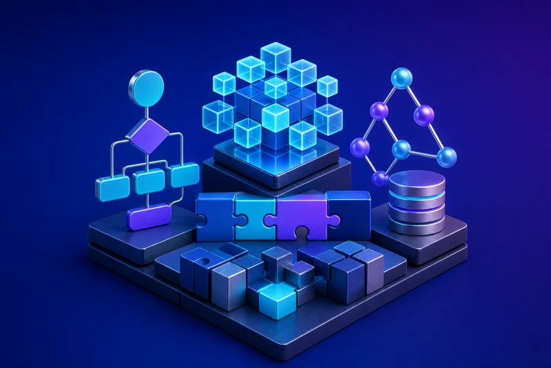 Programming foundations built from algorithms, data structures, logic, and reusable patterns